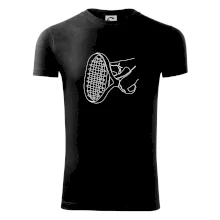 Tenisová raketa jedným ťahom Tenisová raketa jedným ťahom