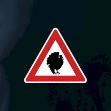 Dopravná značka - moriak