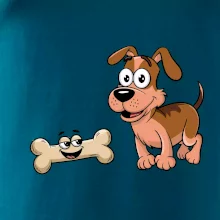 Parové tričko - Pes a kosť