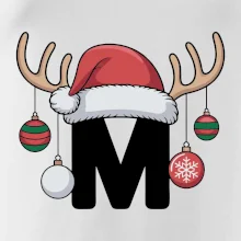 Vianočné rodinné tričká - písmeno a čiapka