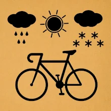 Cyklista za každého počasia Cyklista za každého počasia