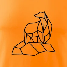 Geometria ľadový medveď na ľade