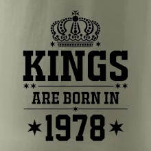 Kings are born in 1978
