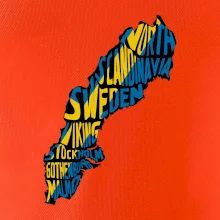 Mapy - názvy miest - Švédsko