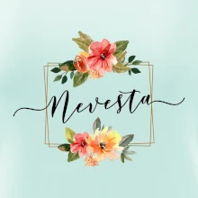 Nevesta štvorec oranžový