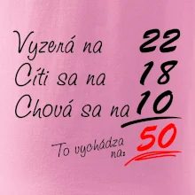 Vyzerá, cíti sa, chová sa - 50 rokov Vyzerá, cíti sa, chová sa - 50 rokov