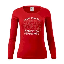 What exactly didn't you understand - physics What exactly didn't you understand - physics