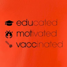 Educated motivated vaccinated Educated motivated vaccinated