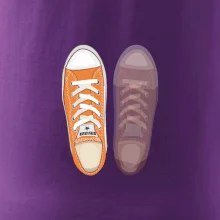 Párové topánky - oranžové