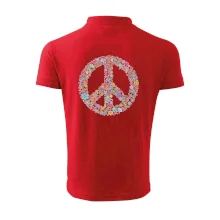 Peace symbol lístočky