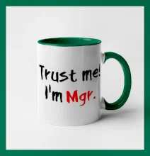 Trust me I´m  Mgr. / Ver mi som Magister.