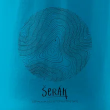 Šerák - vrstevnice v kruhu