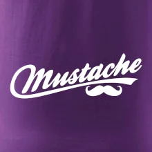 Mustache - nápis