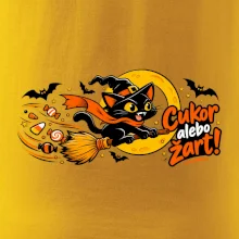 Cukor alebo žart - čierna mačka na metle