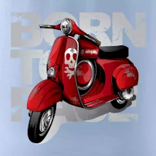 Scooter born to ride red