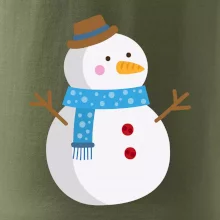 Snehuliak so šálom Snehuliak so šálom