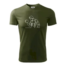 Fitness muž jedným ťahom Fitness muž jedným ťahom