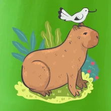 Kapybara a vtáčik Kapybara a vtáčik