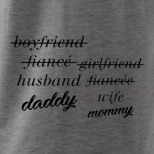 Partnerské tričko nastávajúci rodičia