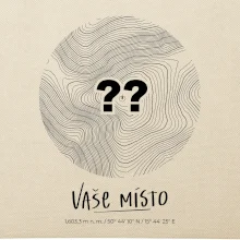 Vaše miesto - vrstevnice v kruhu