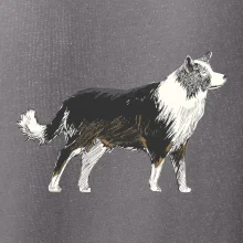 Border kólia kreslená