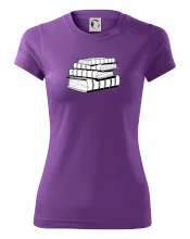 Knihy čiernobiele na sebe