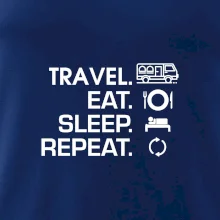 Eat sleep travel - Van