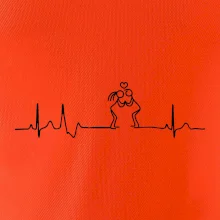EKG zamilovaný pár EKG zamilovaný pár