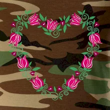 Červené tulipánové srdiečko (Pecka design)