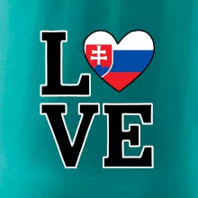 Love Slovenská vlajka Love Slovenská vlajka
