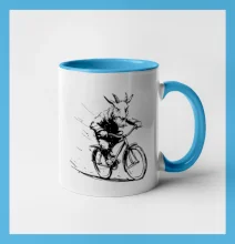 Drsný cap na bicykli