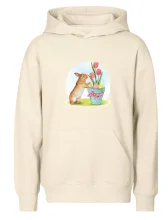 Veľkonočný zajačik tulipány