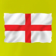 Anglická vlajka vejúca