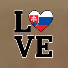 Love Slovenská vlajka