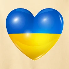 Ukrajina srdce vlajka