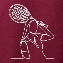 Tenistka jedným ťahom