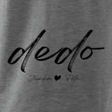 Dedo - tričko menami detí písacie písmo