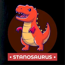 Dinosaurie mená - oranžový dinosaurus