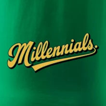 Generace Y - Millennials žlutý nápis
