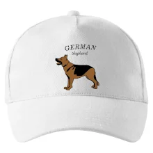 Nemecký ovčiak - hnedý s nápisom