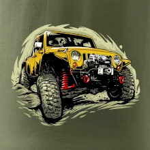 Žltý offroad s navijakom Žltý offroad s navijakom