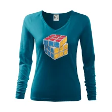 Rubikova kocka kreslená