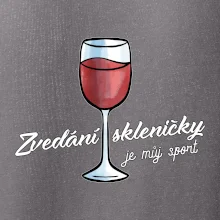 Zdvíhanie pohára je môj šport