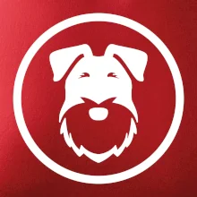 Bradáč v koliesku na prsníku