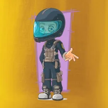 Vesmírny vojak fialový