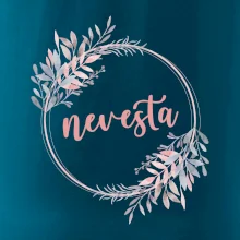 Nevesta kvetinový kruh ružový