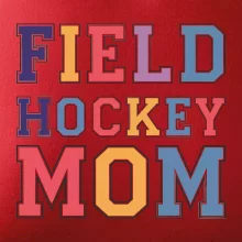 Field hockey mom - športové písmo