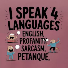 I speak 4 language - Petanque