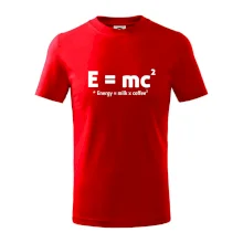 e = mc2 - coffee milk