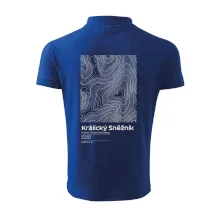 Králický Sněžník - vrstevnice v obdĺžniku